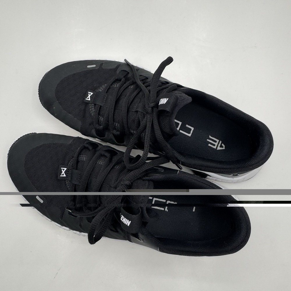 Nike Free Metcon 5 Shoes Womens 8.5 Black Mesh Training Sneakers DV3950-001 - Picture 7 of 16